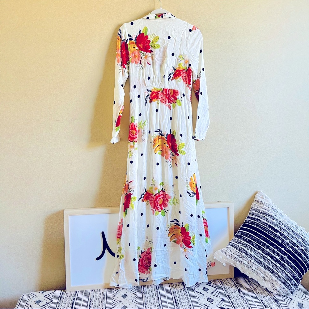 FARM Rio NWT Nanaju Maxi Dress in White - Picture 7 of 15